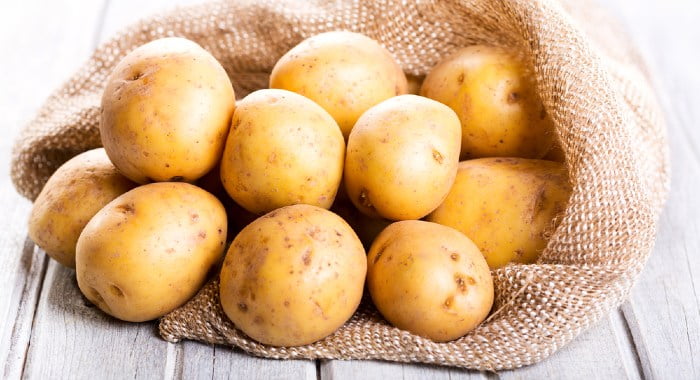 potatoes from the supermarket